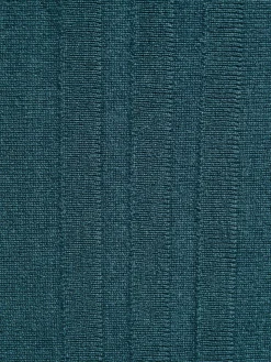 Misook Skirts|A-Line Textural Stripe Cashmere Midi Skirt