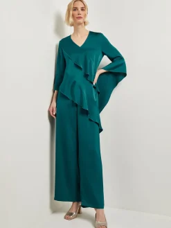 Misook Blouses & Shirts|Tops & Tees|Asymmetrical Ruffle Blouse - Crepe De Chine