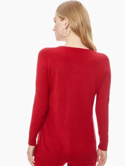 Misook Tops & Tees|Bateau Neck Top - Cashmere Sweater |