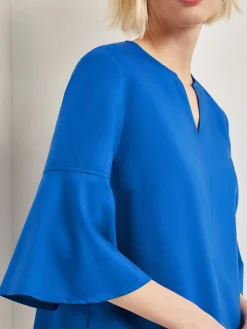 Misook Blouses & Shirts|Tops & Tees|Bell Sleeve Woven Blouse