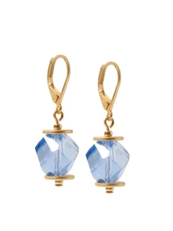 Misook Accessories|Earrings|Blue Crystal Dangle Earrings