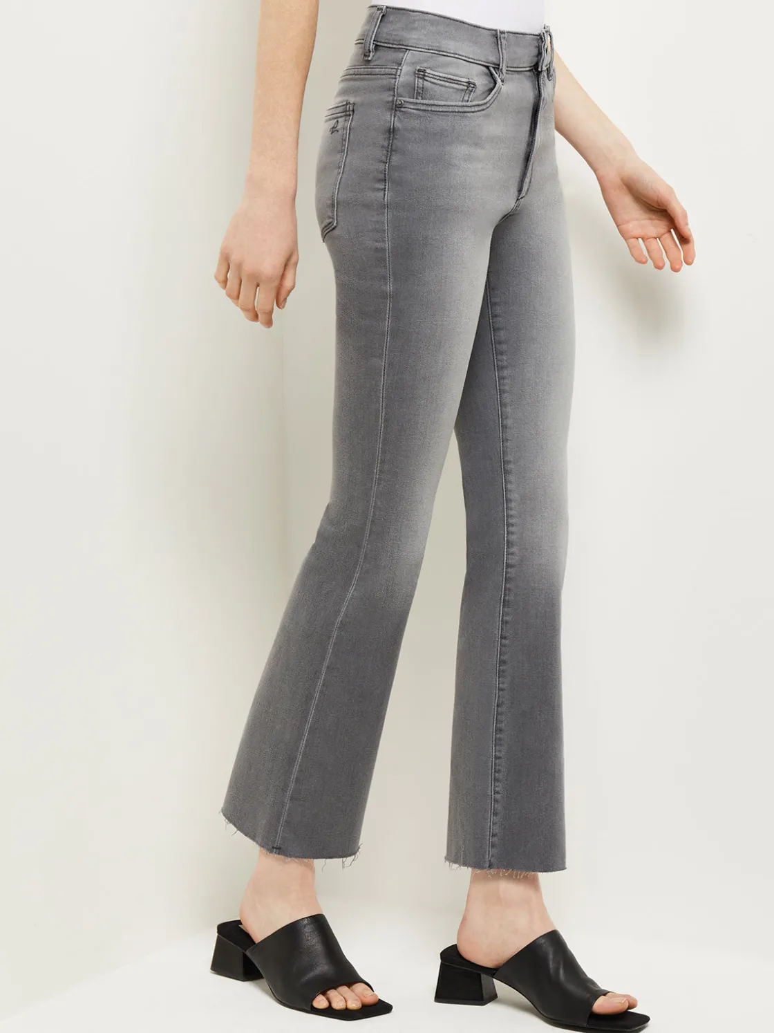 Misook Pants & Shorts|Bridget High-Rise Cropped Bootcut Jeans
