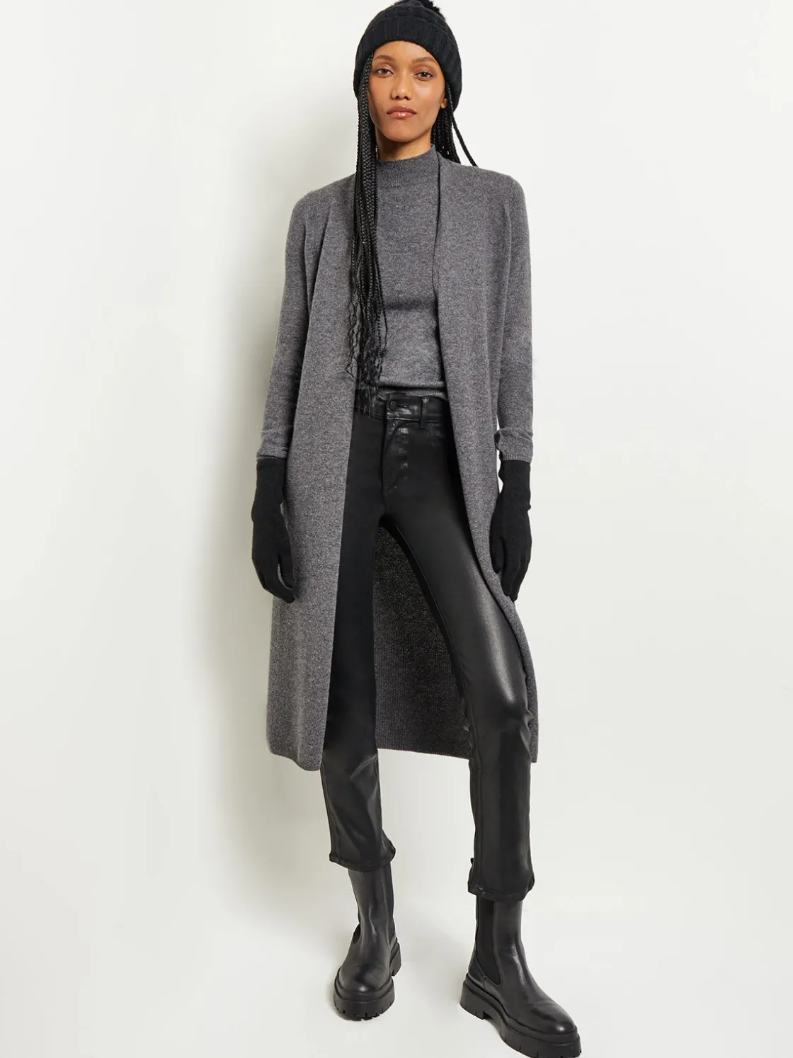 Misook Jackets & Coats|Cashmere Maxi Duster Cardigan
