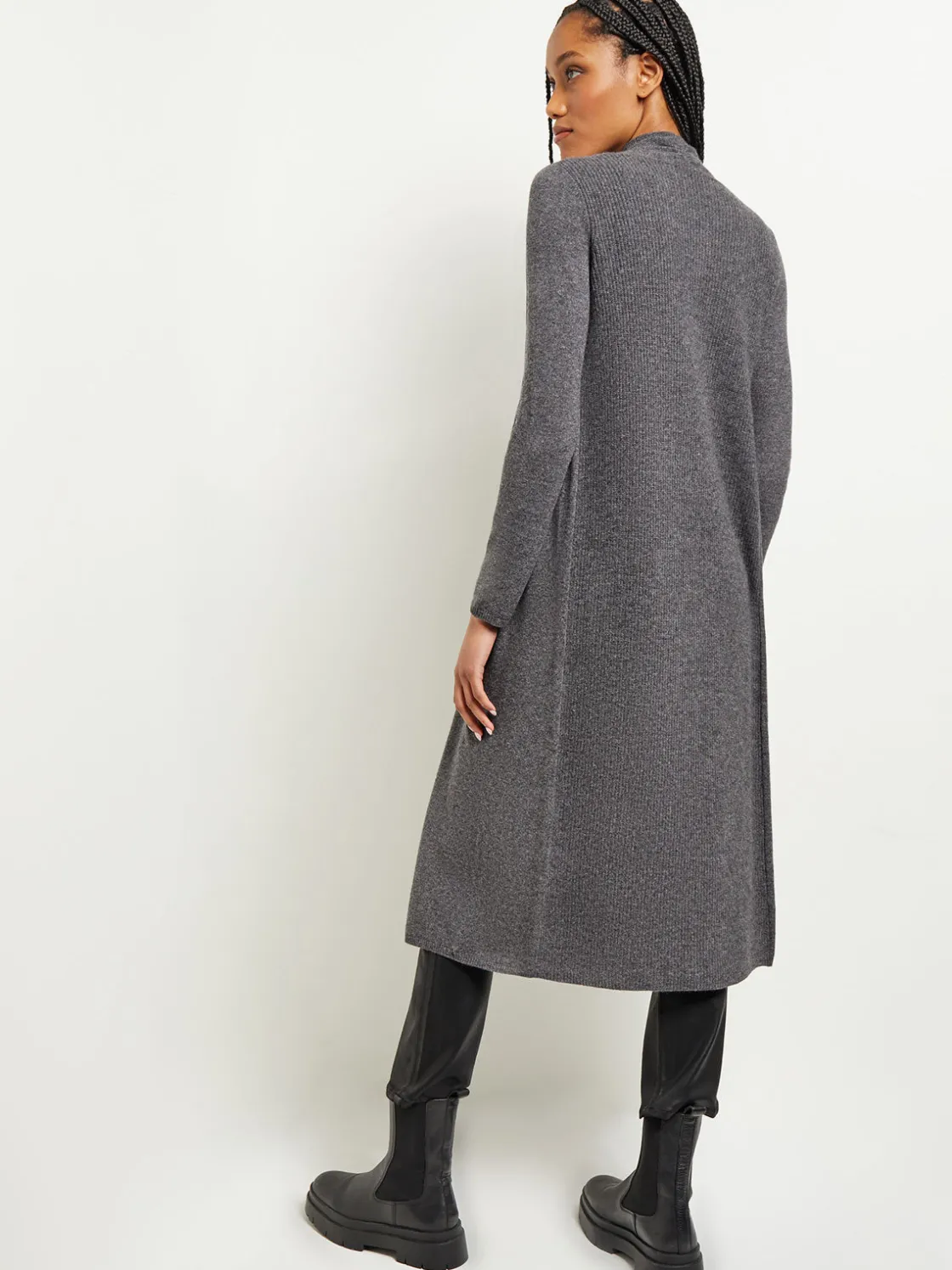 Misook Jackets & Coats|Cashmere Maxi Duster Cardigan