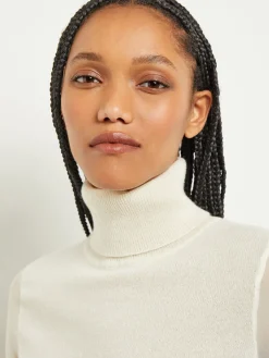 Misook Tops & Tees|Chiffon Sleeve Cashmere Turtleneck