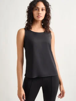 Misook Tops & Tees|Tanks|Classic Crepe de Chine Tank Top