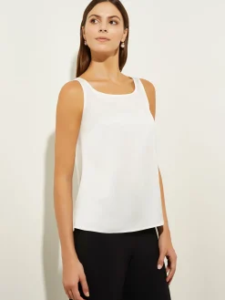 Misook Tops & Tees|Tanks|Classic Crepe de Chine Tank Top,