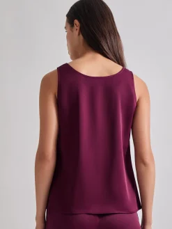 Misook Tops & Tees|Tanks|Classic Crepe de Chine Tank Top