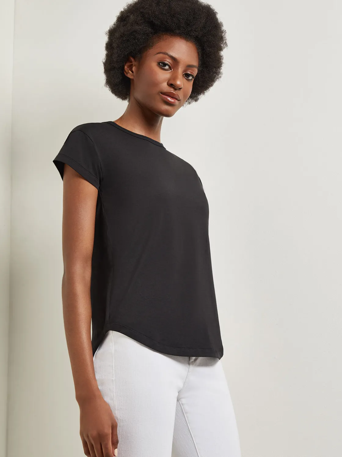 Misook Tops & Tees|Classic Short Sleeve Jersey Knit Top