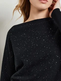Misook Tops & Tees|Dolman Sequin Cashmere Sweater