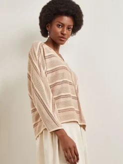 Misook Tops & Tees|Dolman Sleeve Tunic - Multi-Stitch Soft Knit