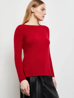 Misook Tops & Tees|Floral Shimmer Cashmere Tunic