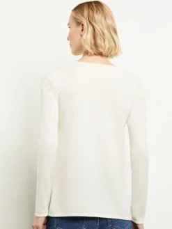 Misook Tops & Tees|Floral Shimmer Cashmere Tunic