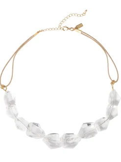 Misook Accessories|Necklaces|Handmade Crystal Nugget Mixed Back Necklace