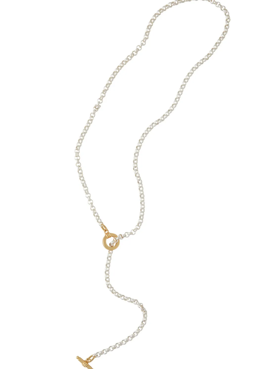 Misook Accessories|Necklaces|Handmade Gold & Silver Toggle Chain Necklace