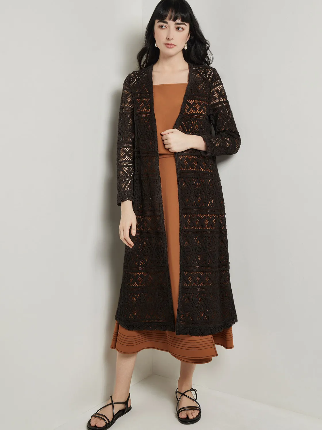 Misook Jackets & Coats|Heritage Fit Duster - Crochet Cotton