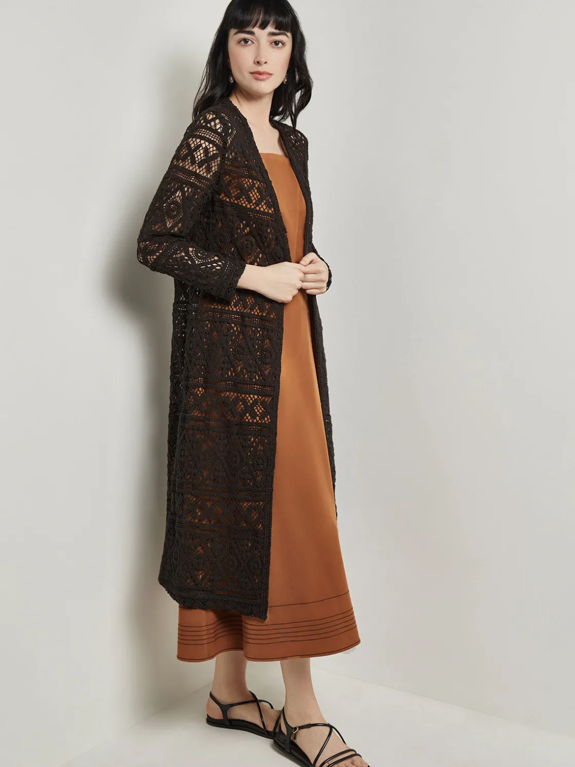 Misook Jackets & Coats|Heritage Fit Duster - Crochet Cotton