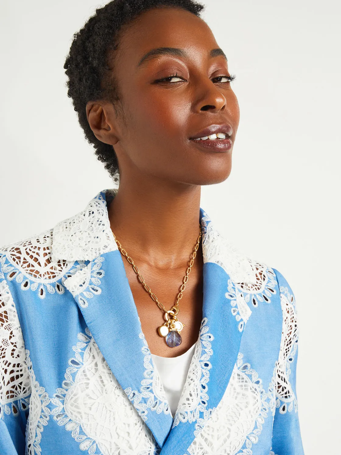 Misook Jackets & Coats|Heritage Fit Jacket - Lace Inset Novelty Woven