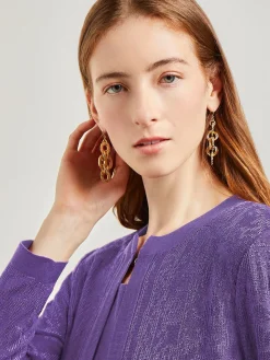 Misook Jackets & Coats|Heritage Fit Jewel Neck Jacquard Knit Jacket