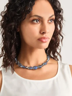 Misook Accessories|Necklaces|Labradorite Mixed Crystal Necklace