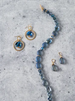 Misook Accessories|Necklaces|Labradorite Mixed Crystal Necklace