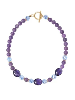 Misook Accessories|Necklaces|Matte Amethyst Crystal Necklace