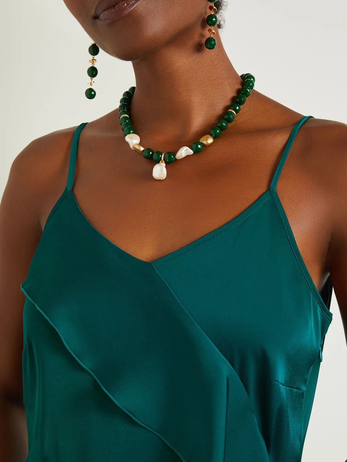 Misook Dresses|Maxi A-Line Dress - Ruffled Crepe De Chine