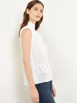 Misook Tops & Tees|Tanks|Mock Neck Soft Knit Tank Top