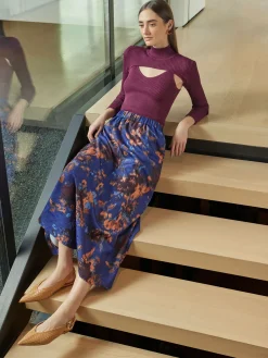 Misook Tops & Tees|Modern Fit Convertible Ribbed Soft Knit Top