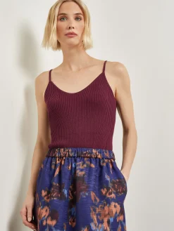 Misook Tops & Tees|Modern Fit Convertible Ribbed Soft Knit Top