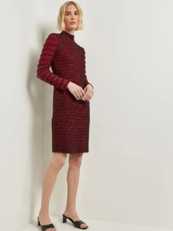 Misook Dresses|Modern Fit Two-Tone Eyelash Knit Sheath Dress
