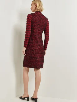 Misook Dresses|Modern Fit Two-Tone Eyelash Knit Sheath Dress