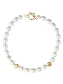 Misook Accessories|Necklaces|Mother of with Beaded Accent Necklace