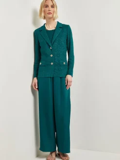 Misook Pants & Shorts|Pull-On Woven Wide Leg Pants