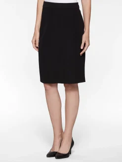 Misook Skirts|23" Straight Knit Skirt - Knit Pencil Skirt |