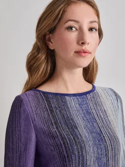 Misook Tops & Tees|Shimmer Lurex Knit Tunic