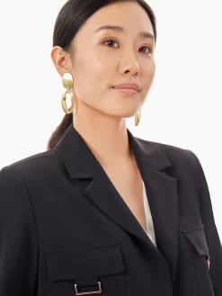 Misook Jackets & Coats|Soft Crepe Cropped Blazer