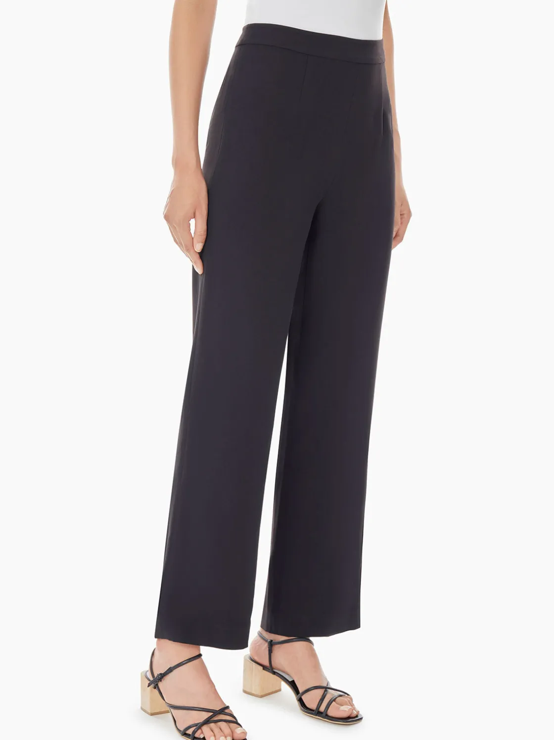 Misook Pants & Shorts|Soft Crepe Wide Leg Pant