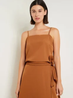 Misook Tops & Tees|Tanks|Square Neck Cami - Woven Twill