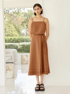 Misook Tops & Tees|Tanks|Square Neck Cami - Woven Twill