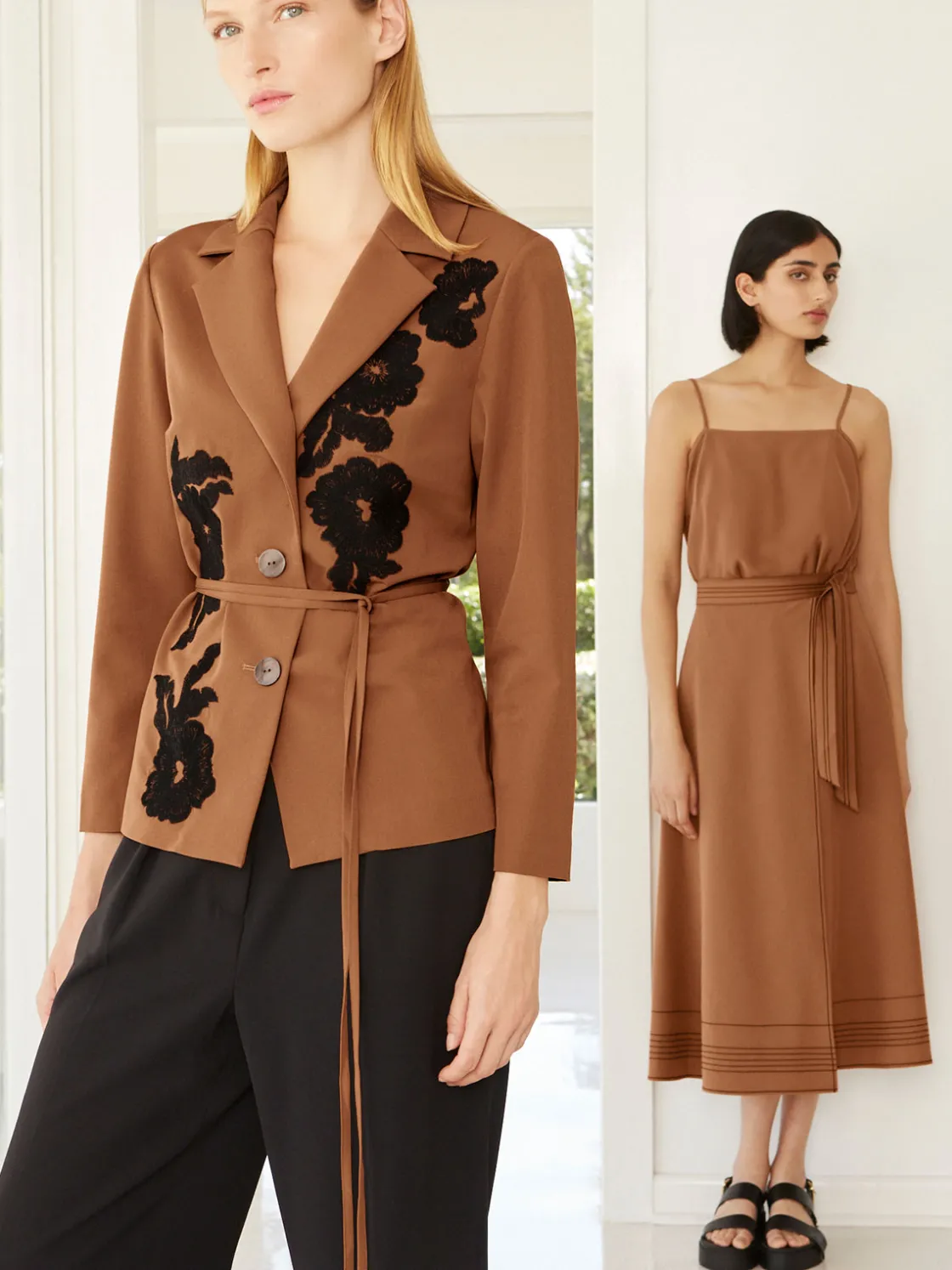 Misook Jackets & Coats|Tailored Fit Jacket - Embroidered Woven Twill