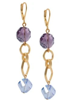 Misook Accessories|Earrings|Tanzanite and Light Blue Crystal Earrings
