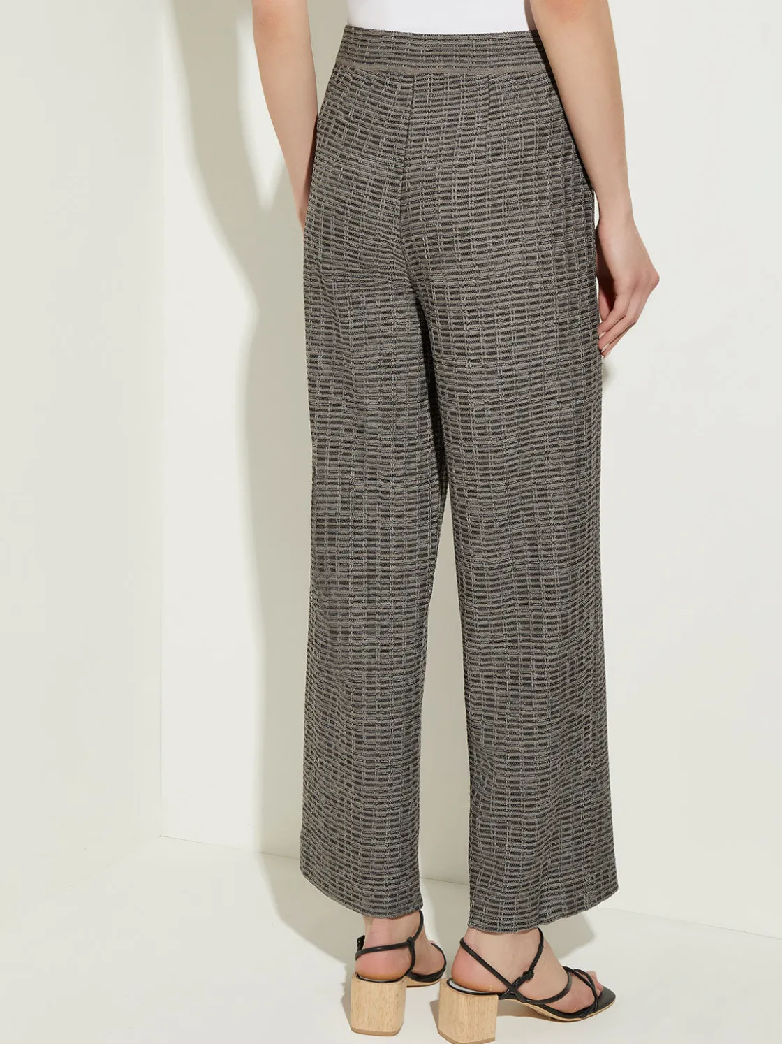 Misook Pants & Shorts|Tweed Wide Leg Knit Pants